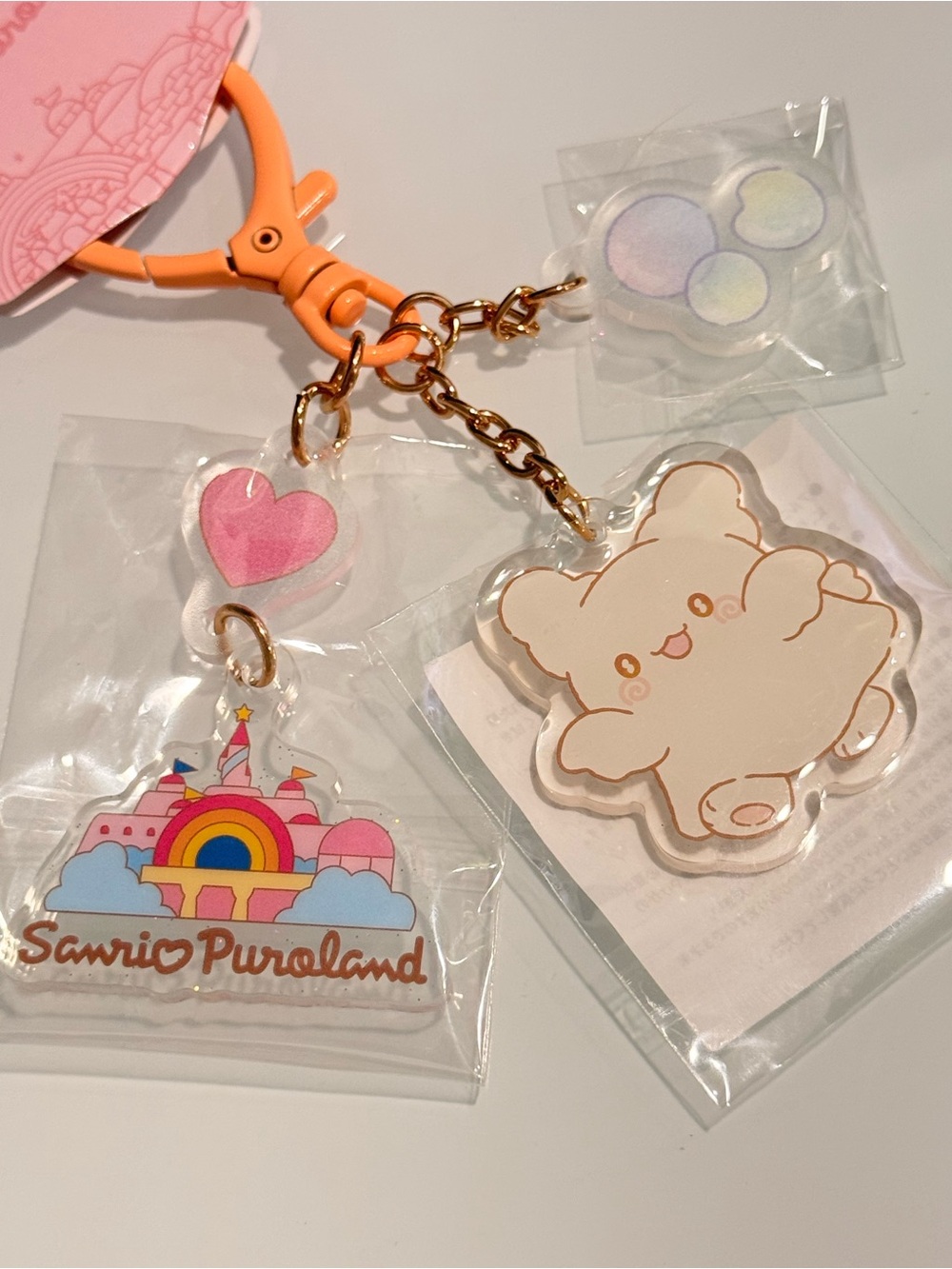 Hanamaruobake Sanrio Keychain Bag Charm Japan Exclusive NWT Sanrio Puroland